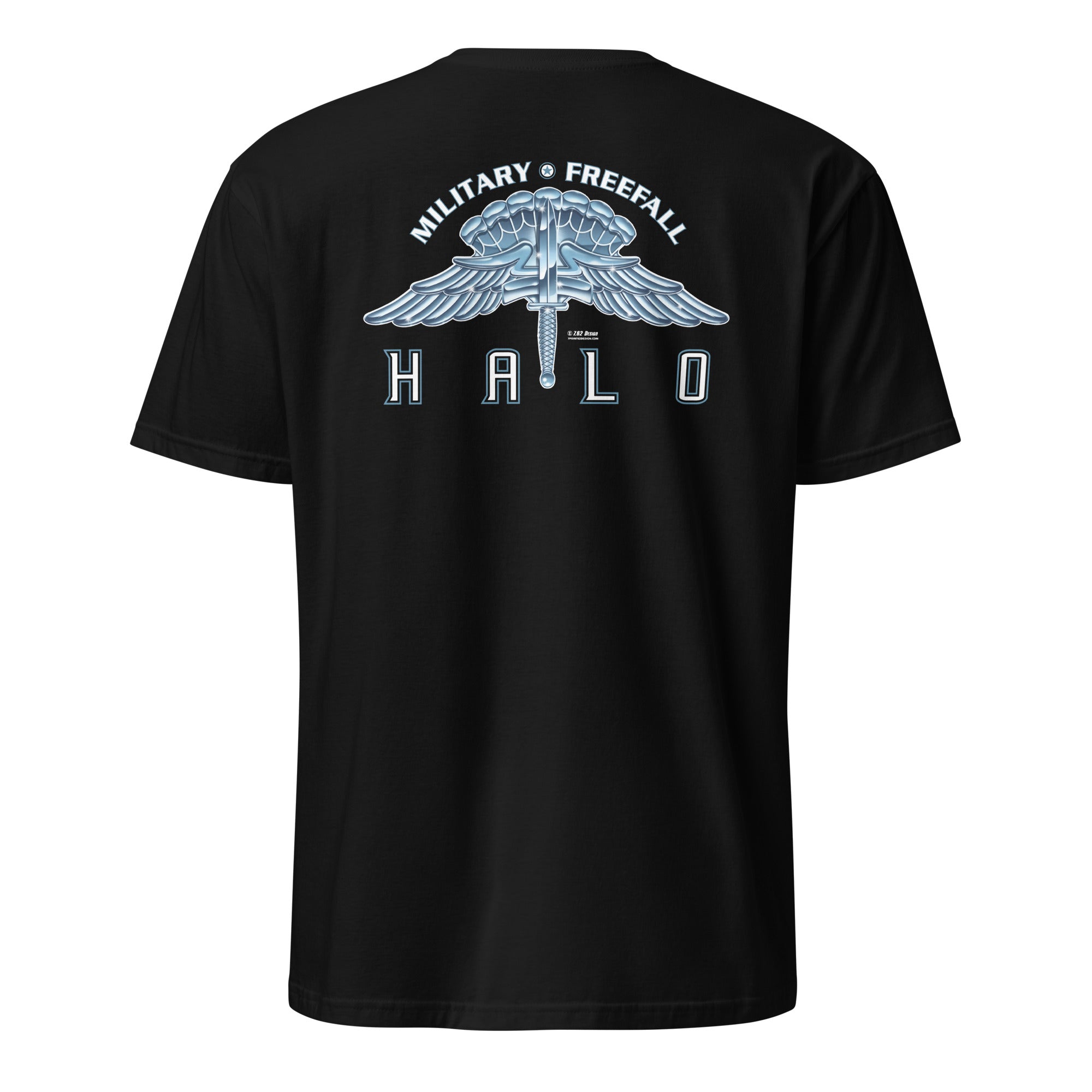 7.62 Design HALO Military Freefall maglietta nera