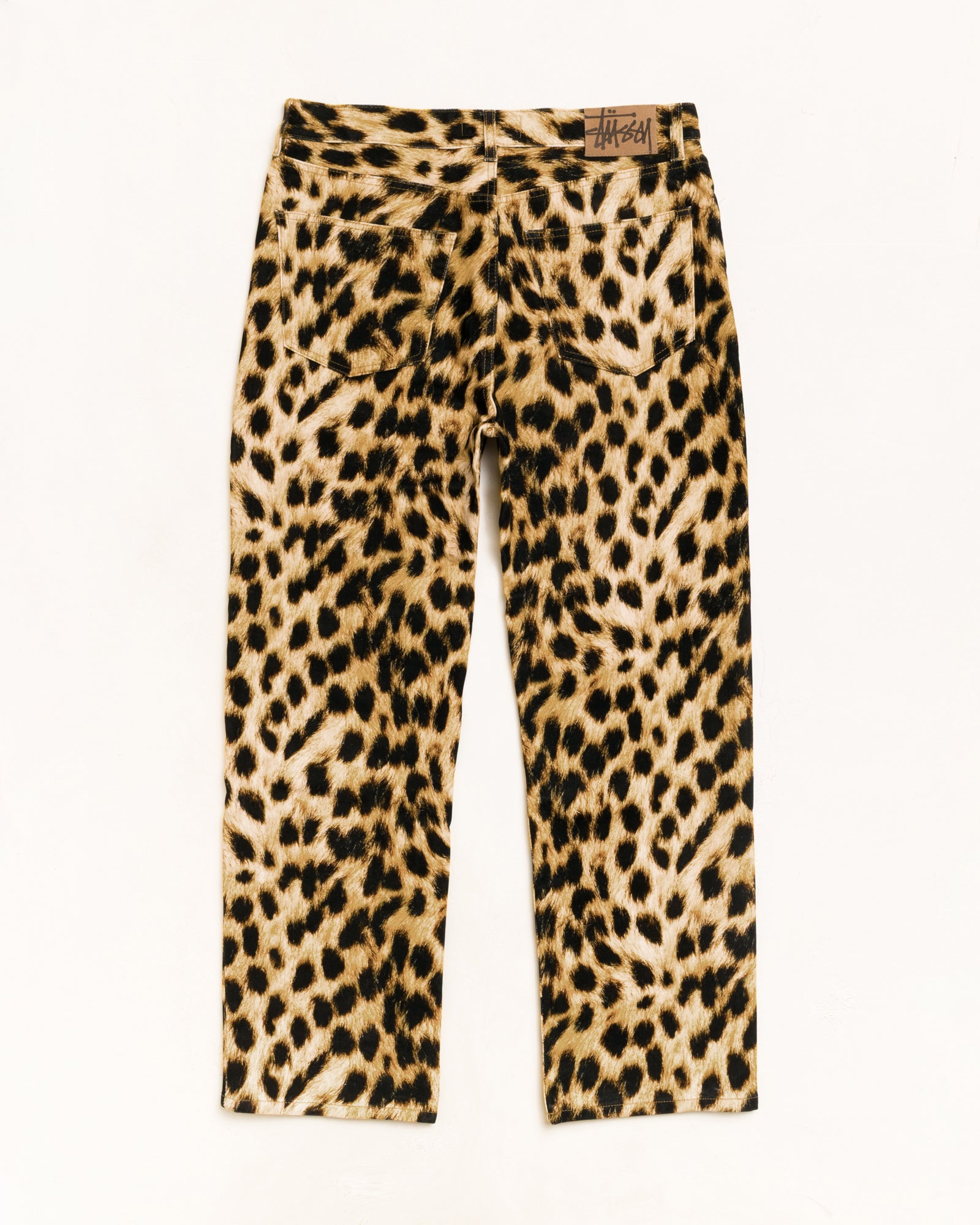 Stussy New Classic Jean jeans cheetah dritto cotone