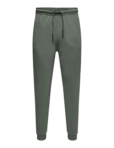 Only & Sons Onsceres L pantaloni tuta felpati grigi