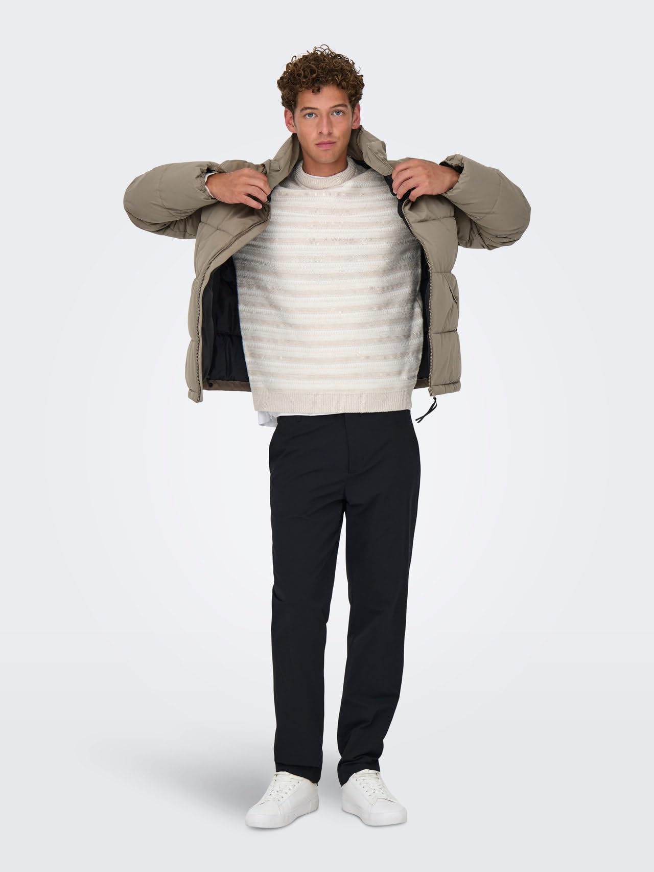 Only & Sons Onspack Piumino Uomo XXL Nero