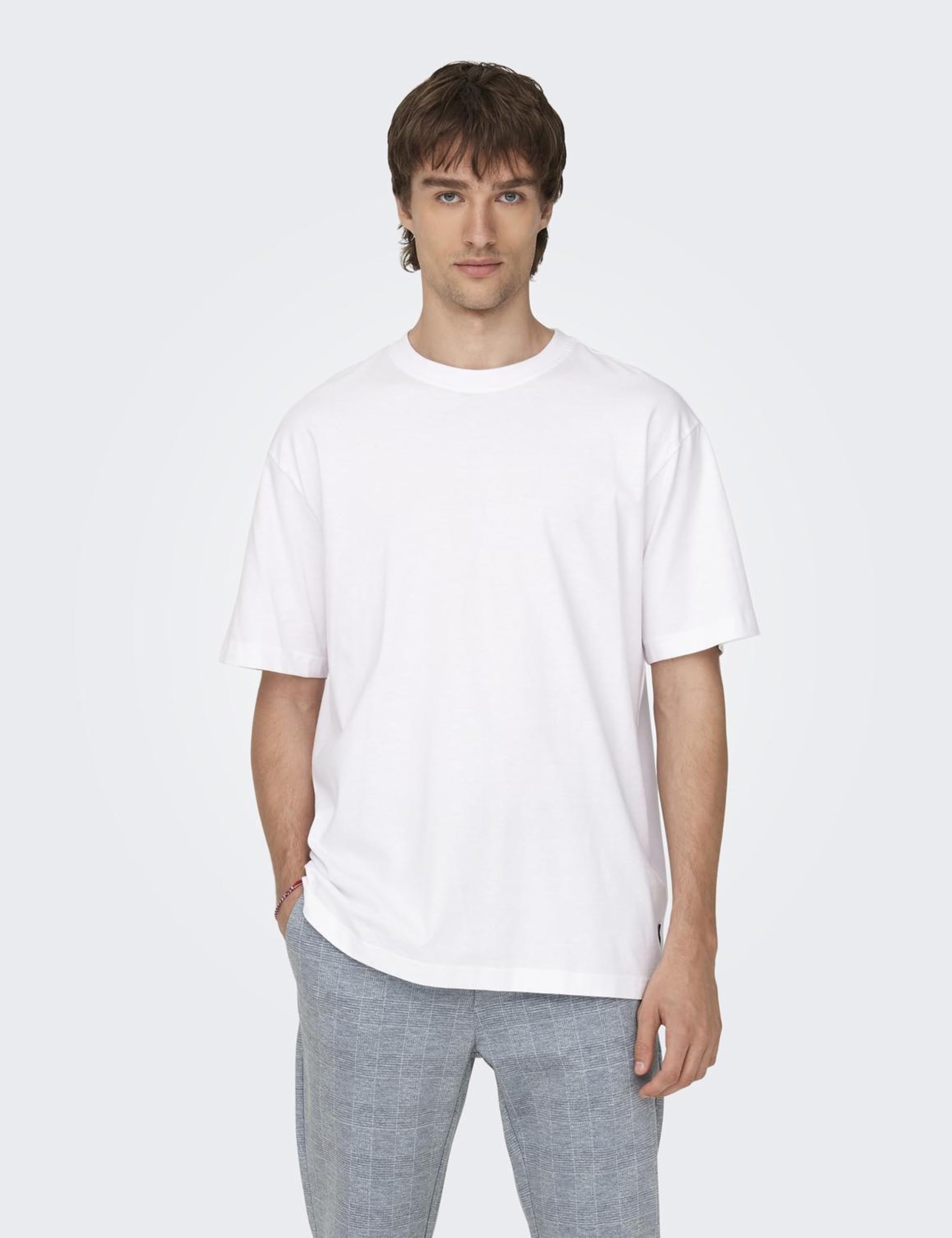 Only & Sons Onsfred T-shirt Uomo Bianco XL Cotone