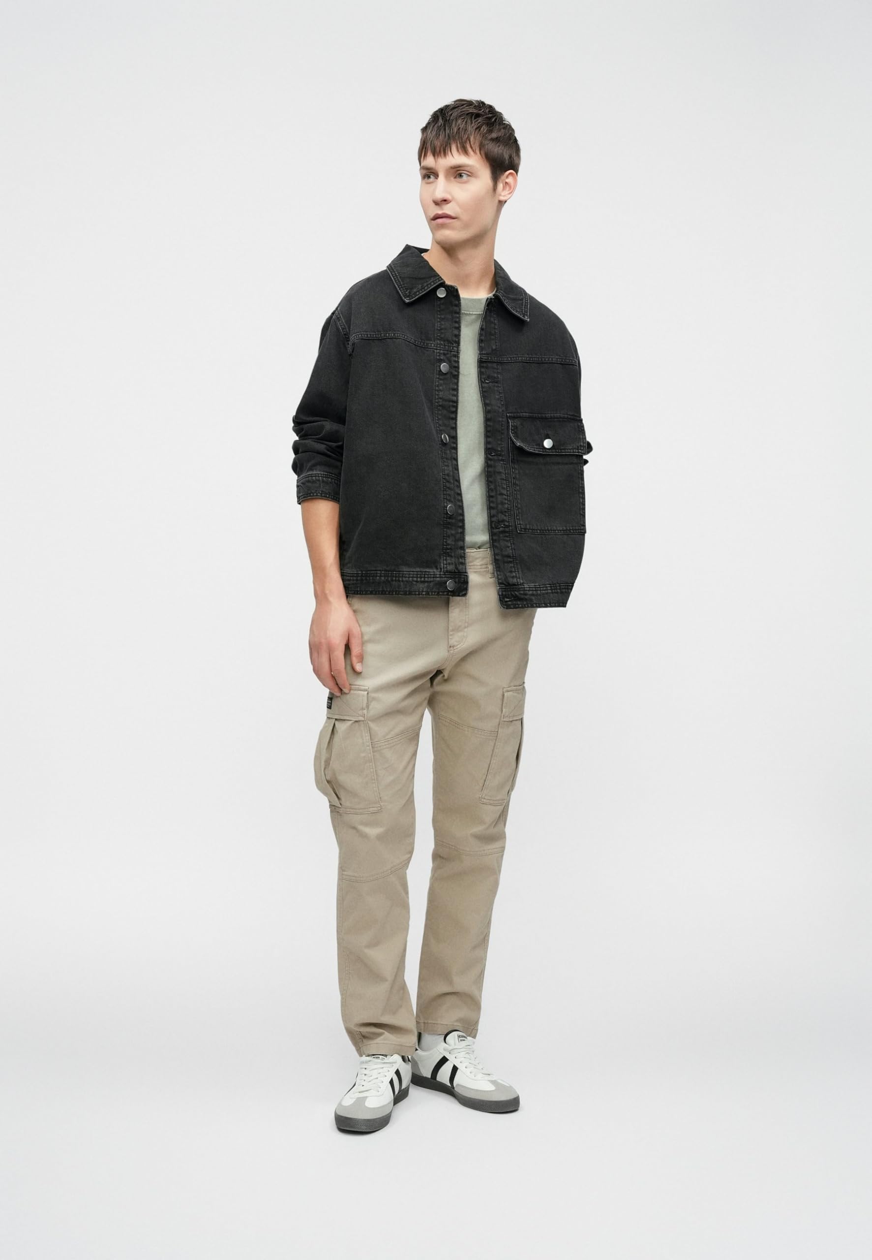Only & Sons Onsstudio Washed Black 2384 giacca jeans uomo M