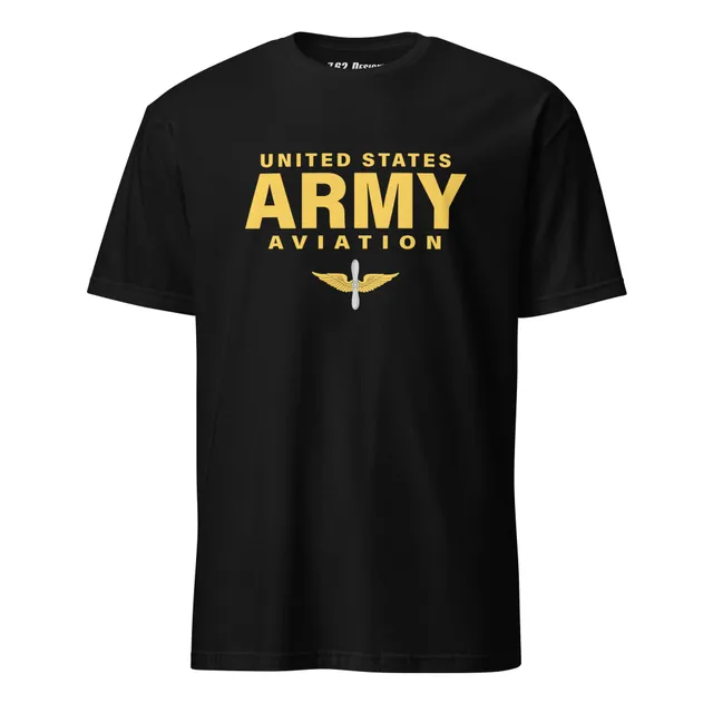 7.62 Design Army Aviation Maglietta Uomo Nero Cotone