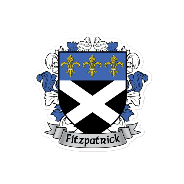 7.62 Design Fitzpatrick adesivo stemma irlandese 3x3 vinile