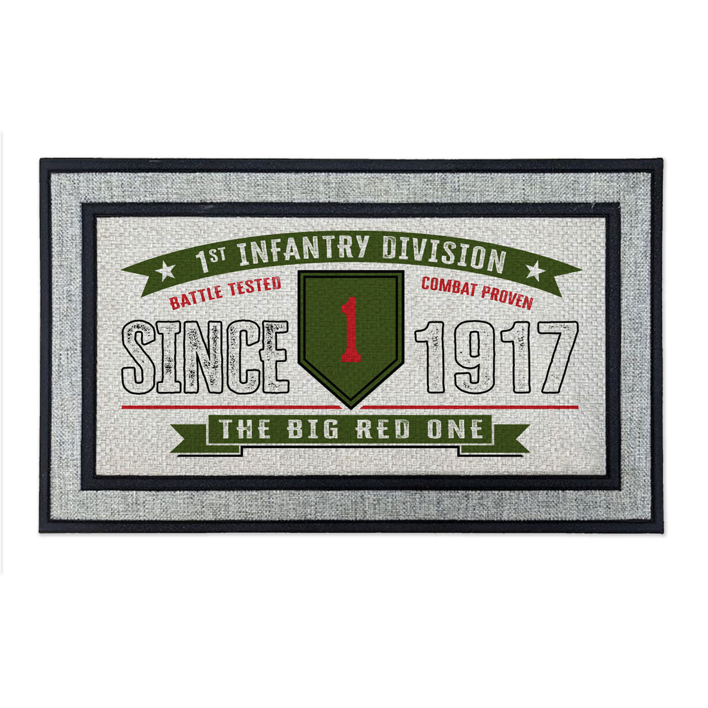 7.62 Design Army 1st Infantry Division zerbino 45x76 grigio
