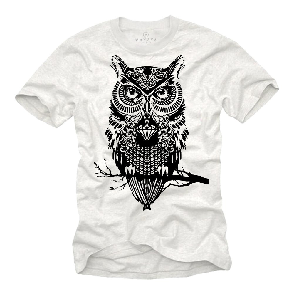 Makaya Gufo Swag T-Shirt Uomo 3XL Cotone Manica Corta