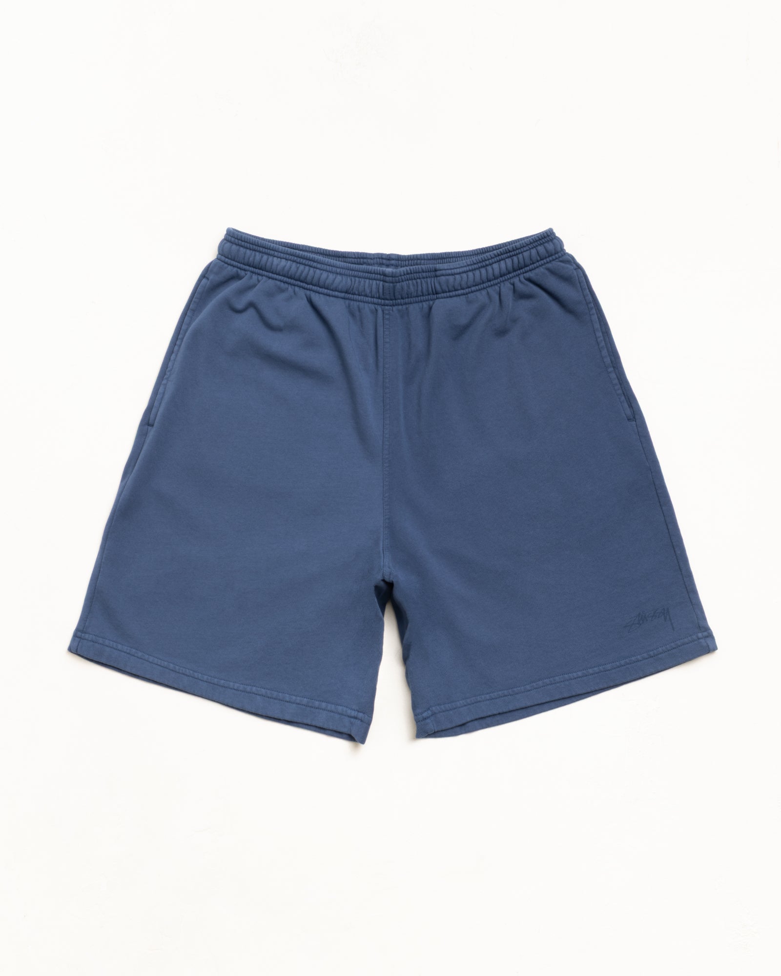 Stussy Lightweight Terry short blu cotone 19 cm