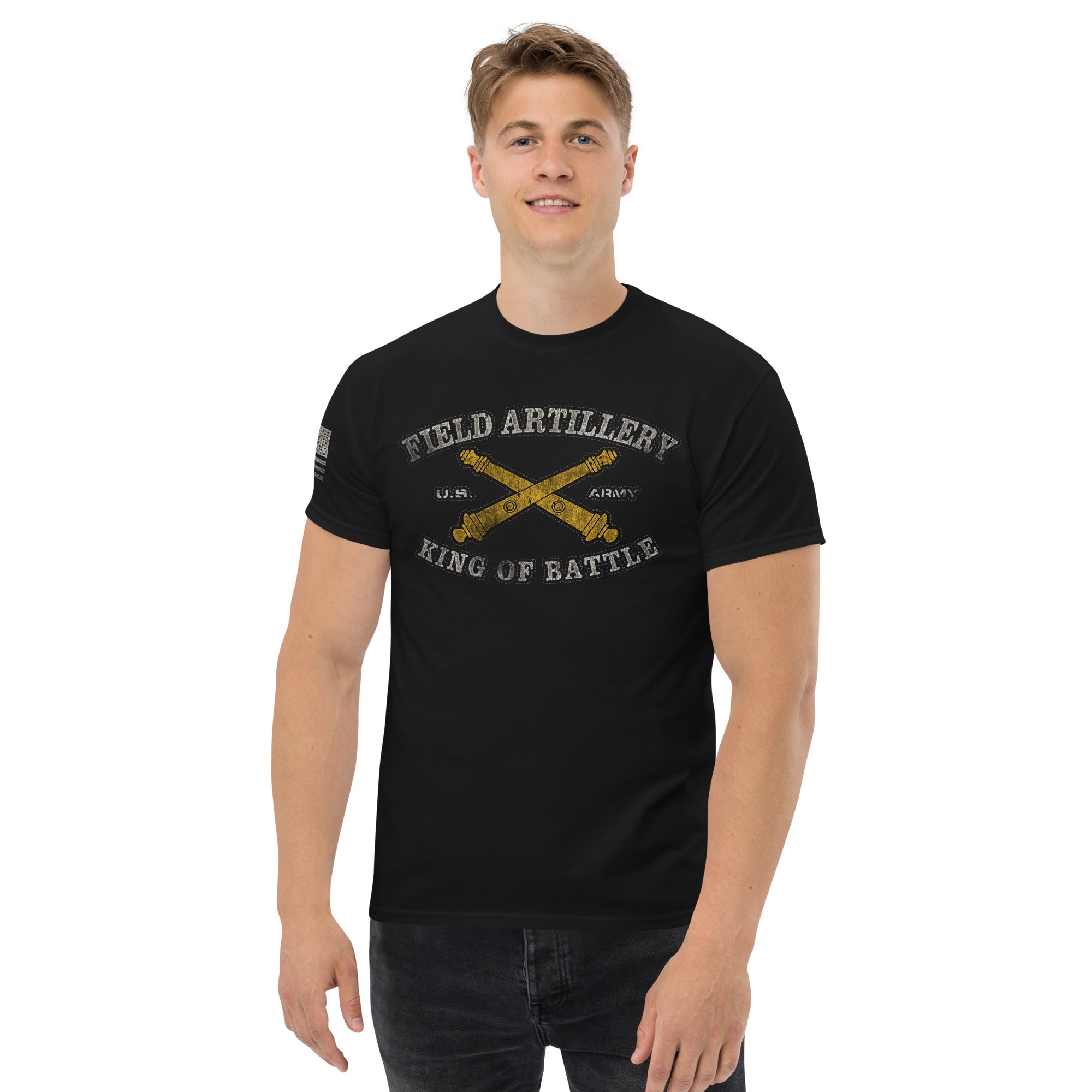 7.62 Design Field Artillery maglietta uomo nera cotone