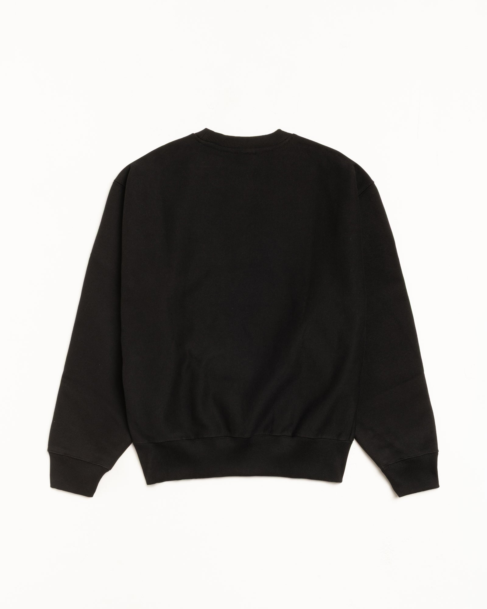 Stussy Authorized Crew felpa girocollo nera 430gsm