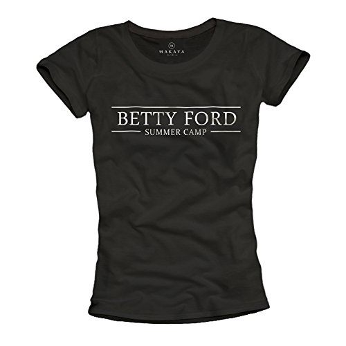 Makaya Betty Summer Camp T-Shirt Donna L Cotone