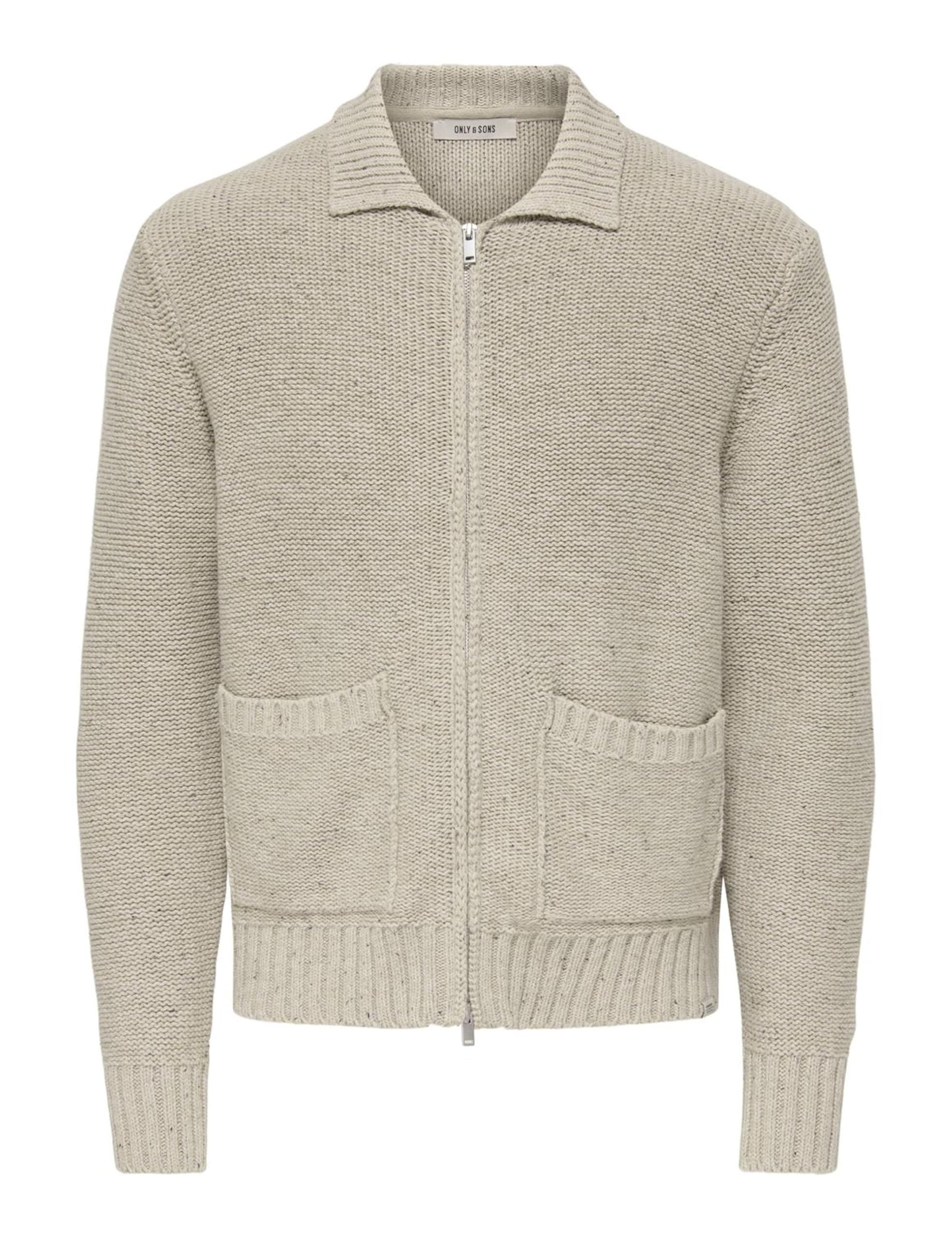 Only & Sons Onssting RLX Naps cardigan uomo XXL nero bottoni
