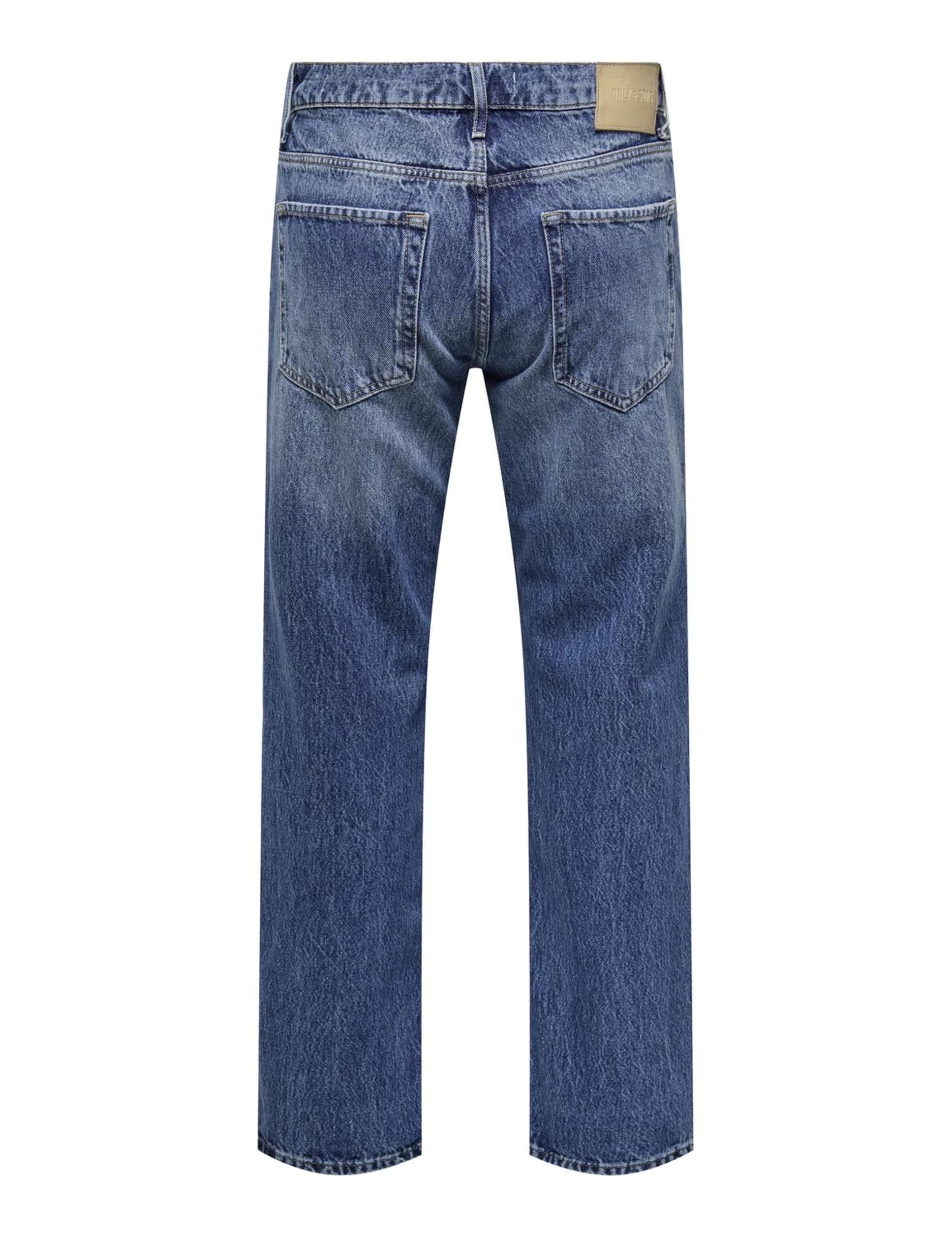 Only & Sons Onsedge Jeans Uomo Loose Medium Blue 33/30