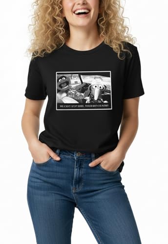 Makaya Fear And Loathing T-Shirt Donna L Nera Cotone