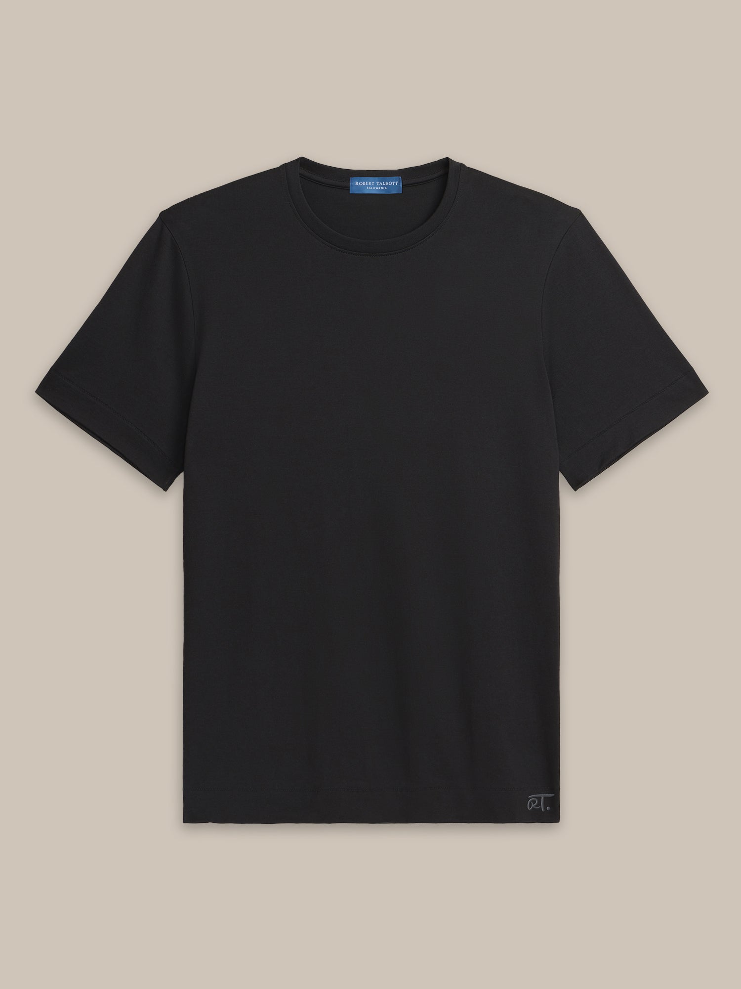 Robert Talbott Dylan t-shirt cotone pima nera