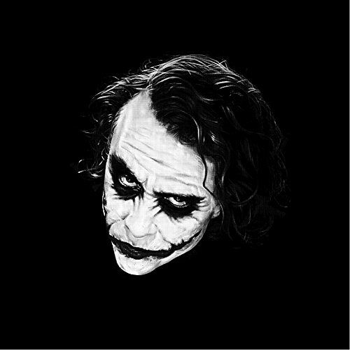 Makaya Joker Why So Serious t-shirt donna cotone nera L