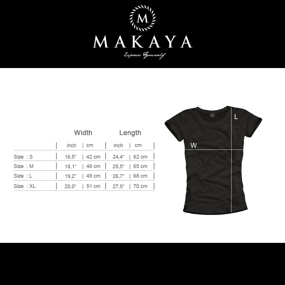 Makaya Superbat T-Shirt Donna Nera Cotone Supereroi
