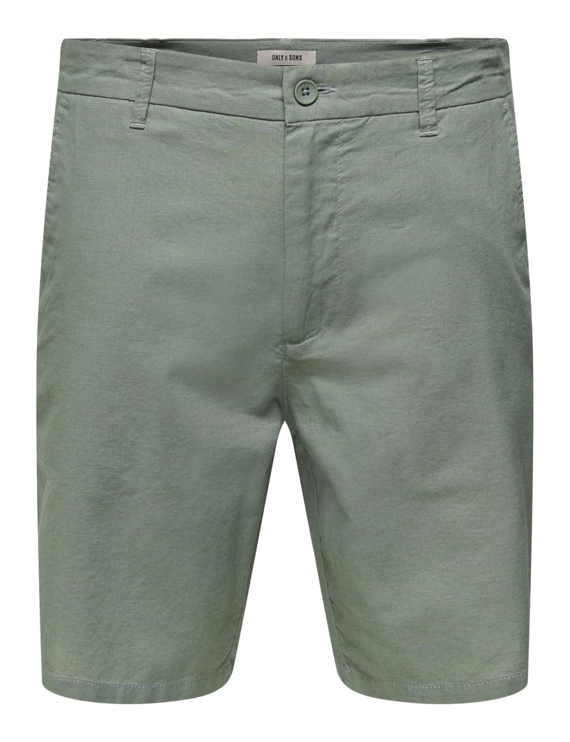 ONLY & SONS Onsnick 0580 Shorts Uomo L Verde Straight