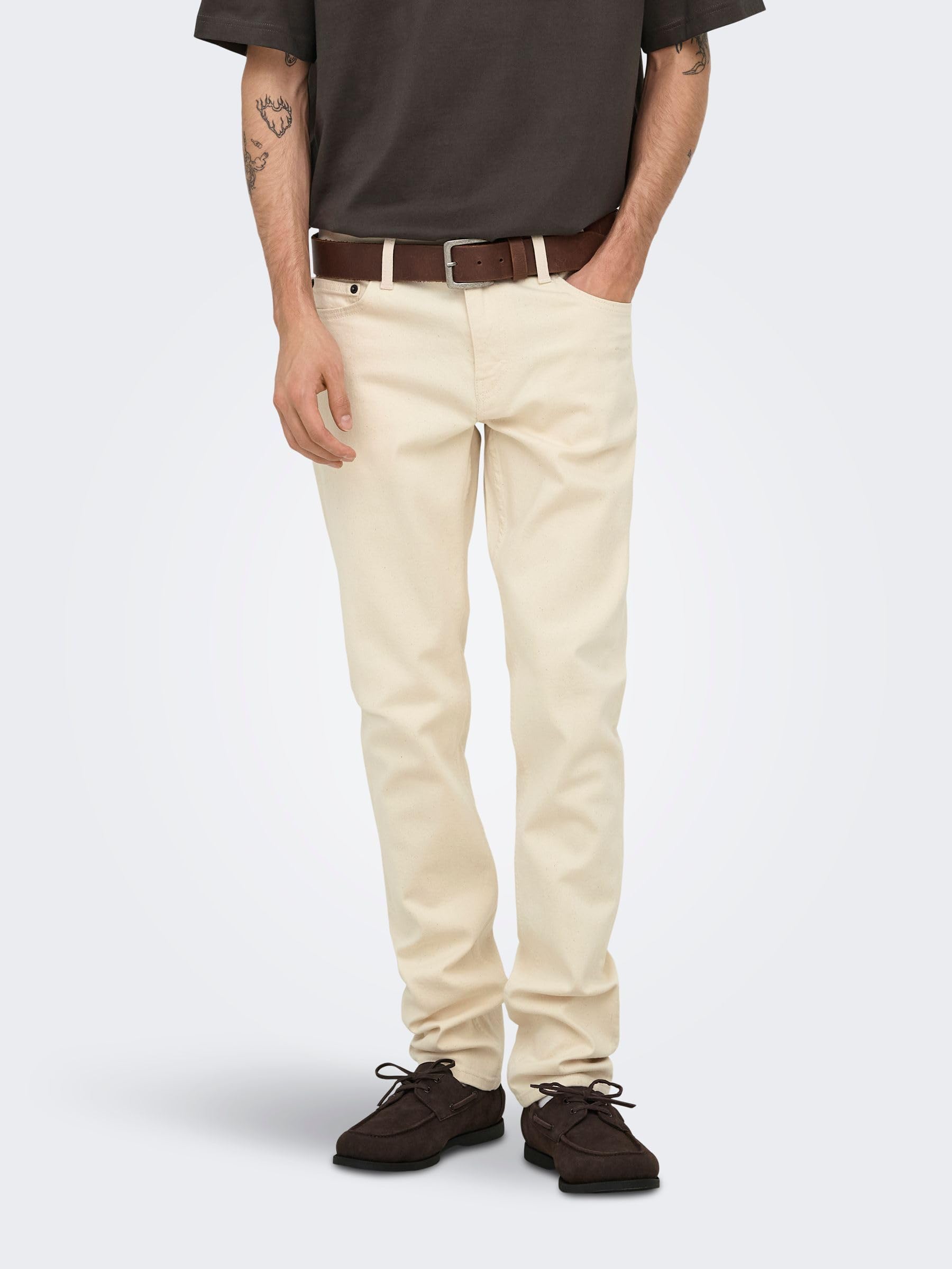 Only & Sons Onsloom Reg Ecru 8250 Jeans Uomo 31W/30L