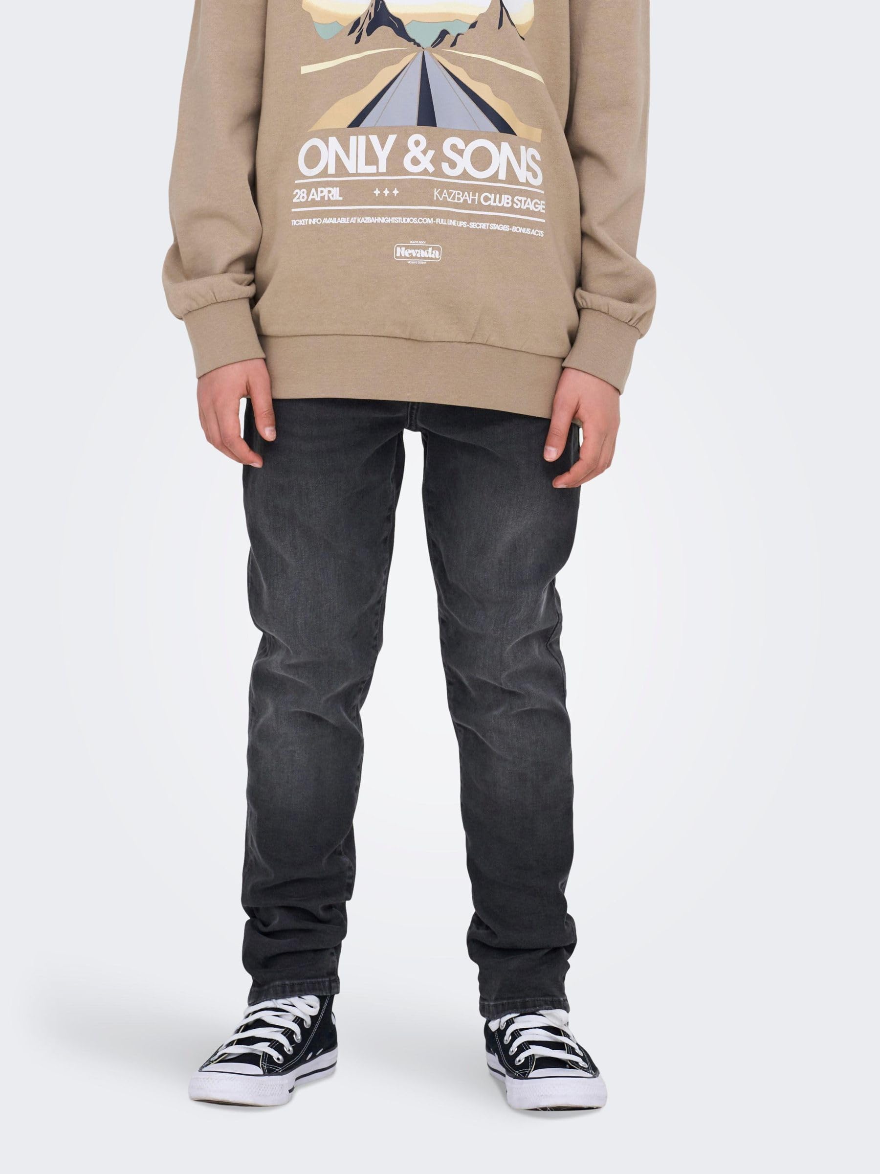 Only & Sons Yoke Jeans Tapered 176 Blu Denim