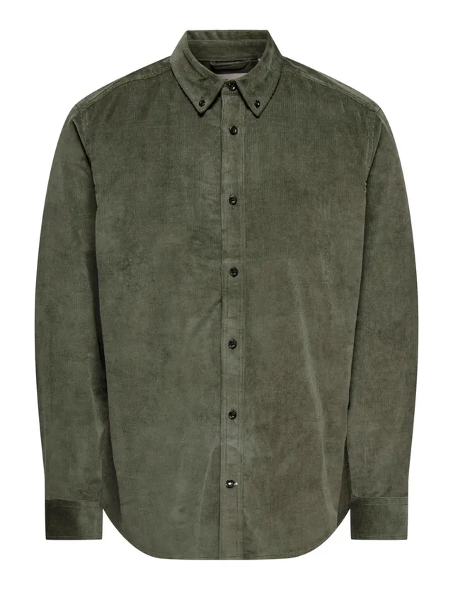 ONLY & SONS Onsmichael Camicia Uomo Castor Gray Maniche Lunghe