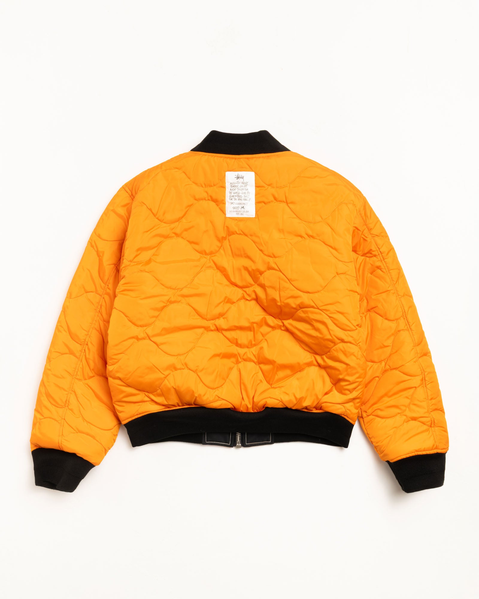 Stussy Built Reversible Bomber giacca Black nylon