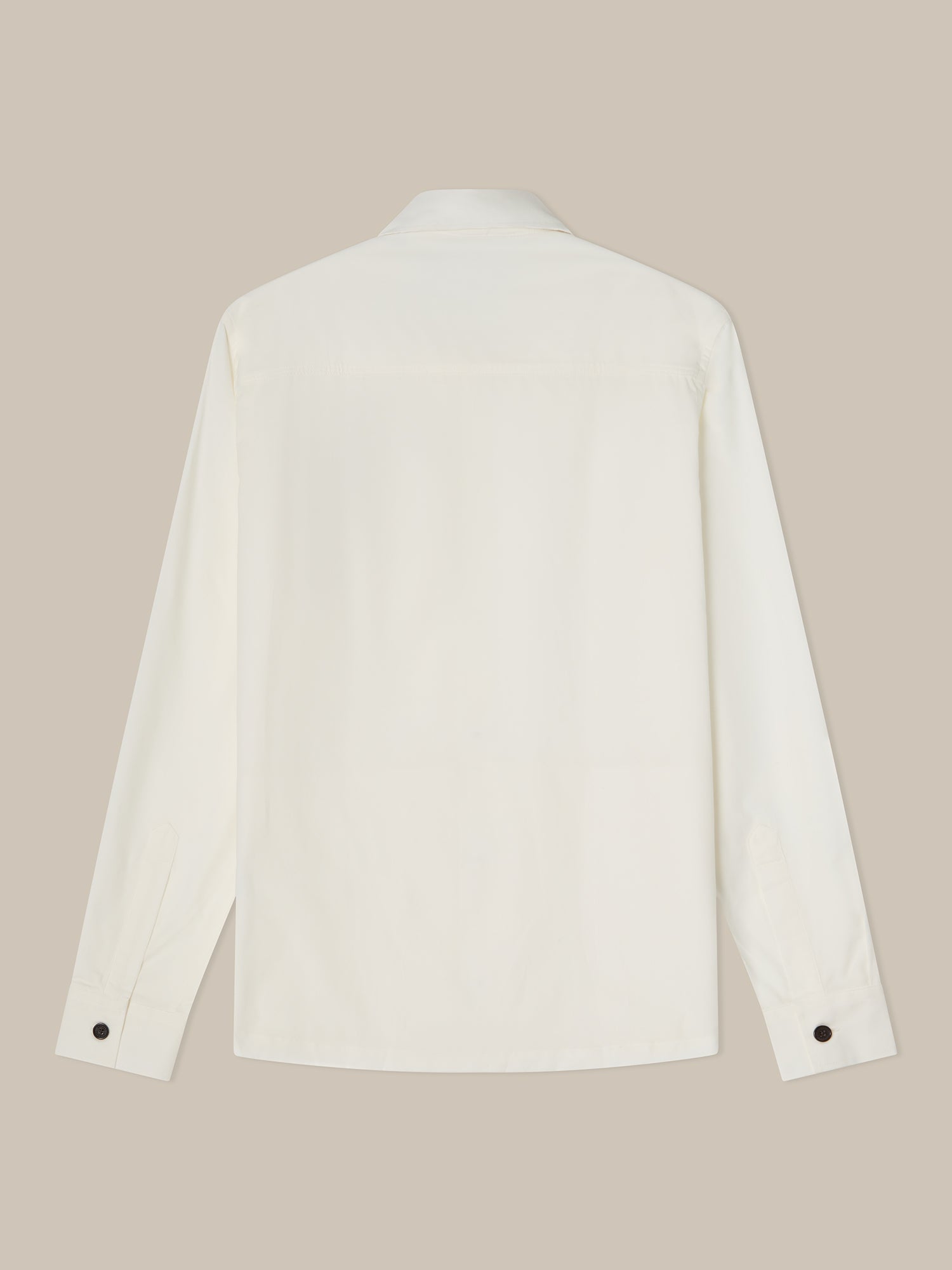 Robert Talbott Burton giacca camicia velluto crema