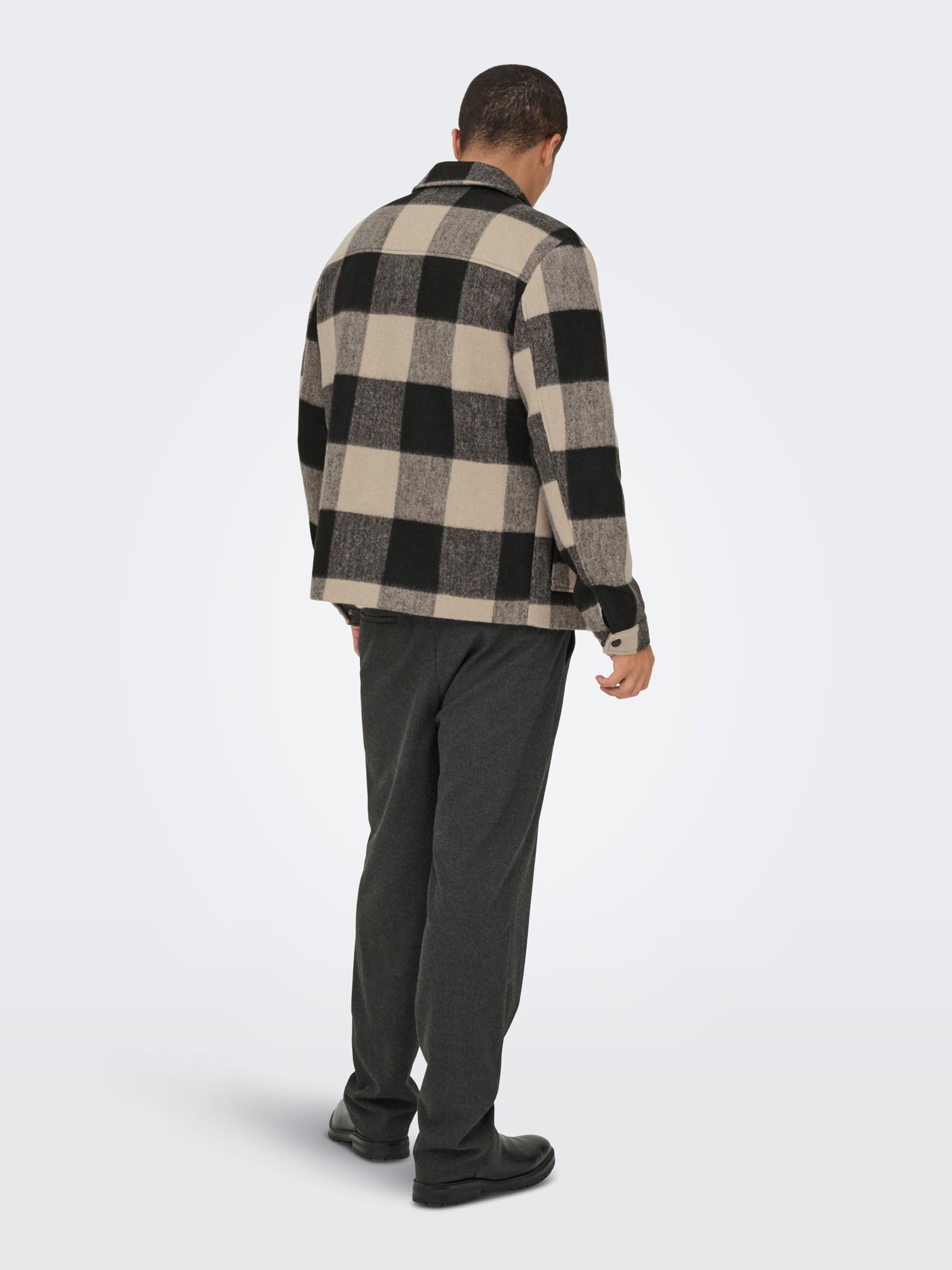 Only & Sons Onsconnor Giacca Uomo XXL Silver Lining