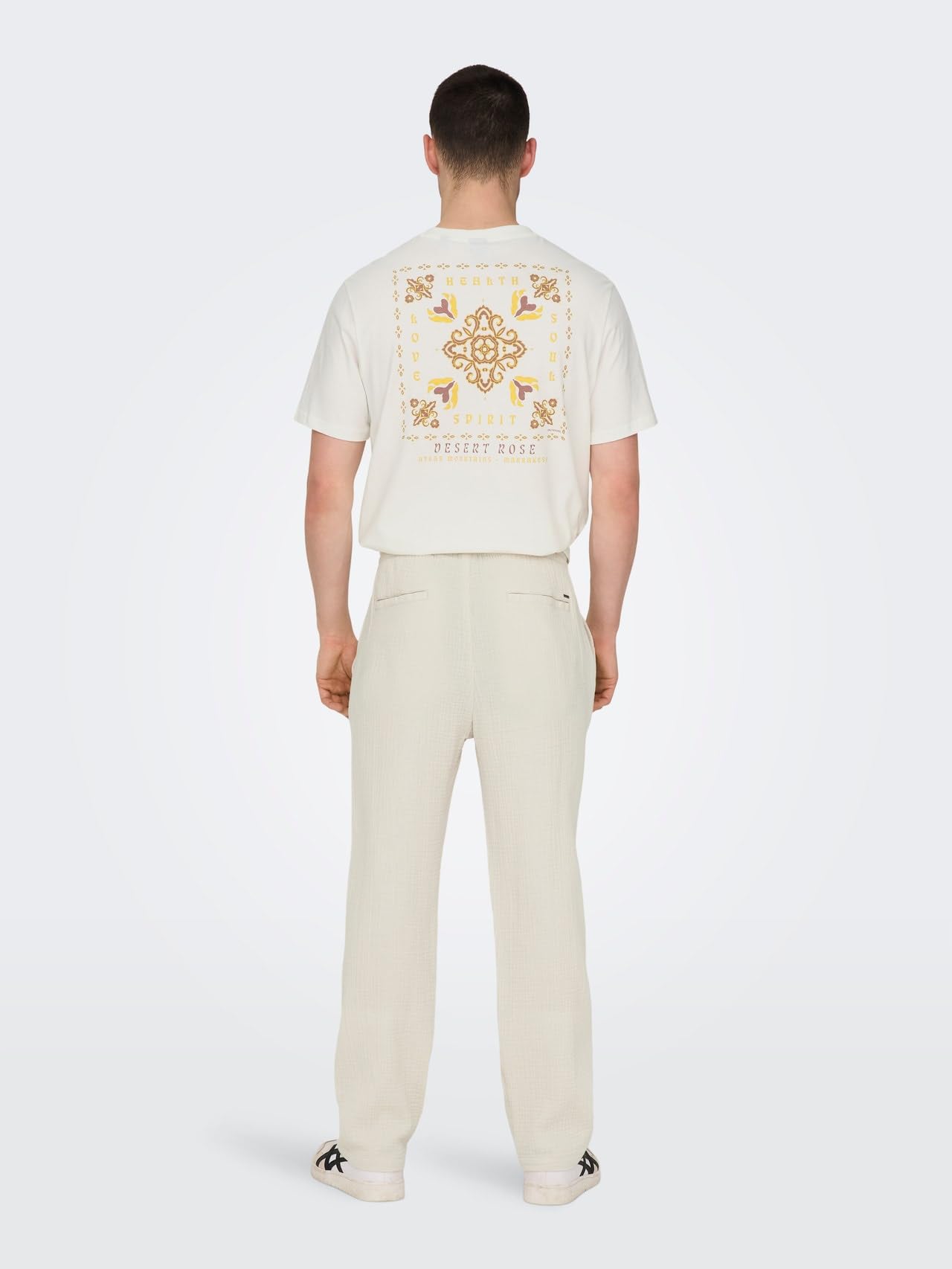 Only & Sons Onssinus Loose Fit Pantaloni uomo Moonbeam M