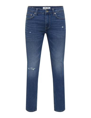 Only & Sons Onswarp jeans uomo skinny destroy