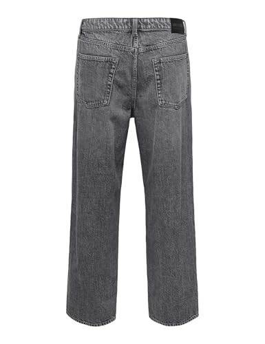 Only & Sons Onsfive Baggy Box Jeans uomo grigio 33W 32L