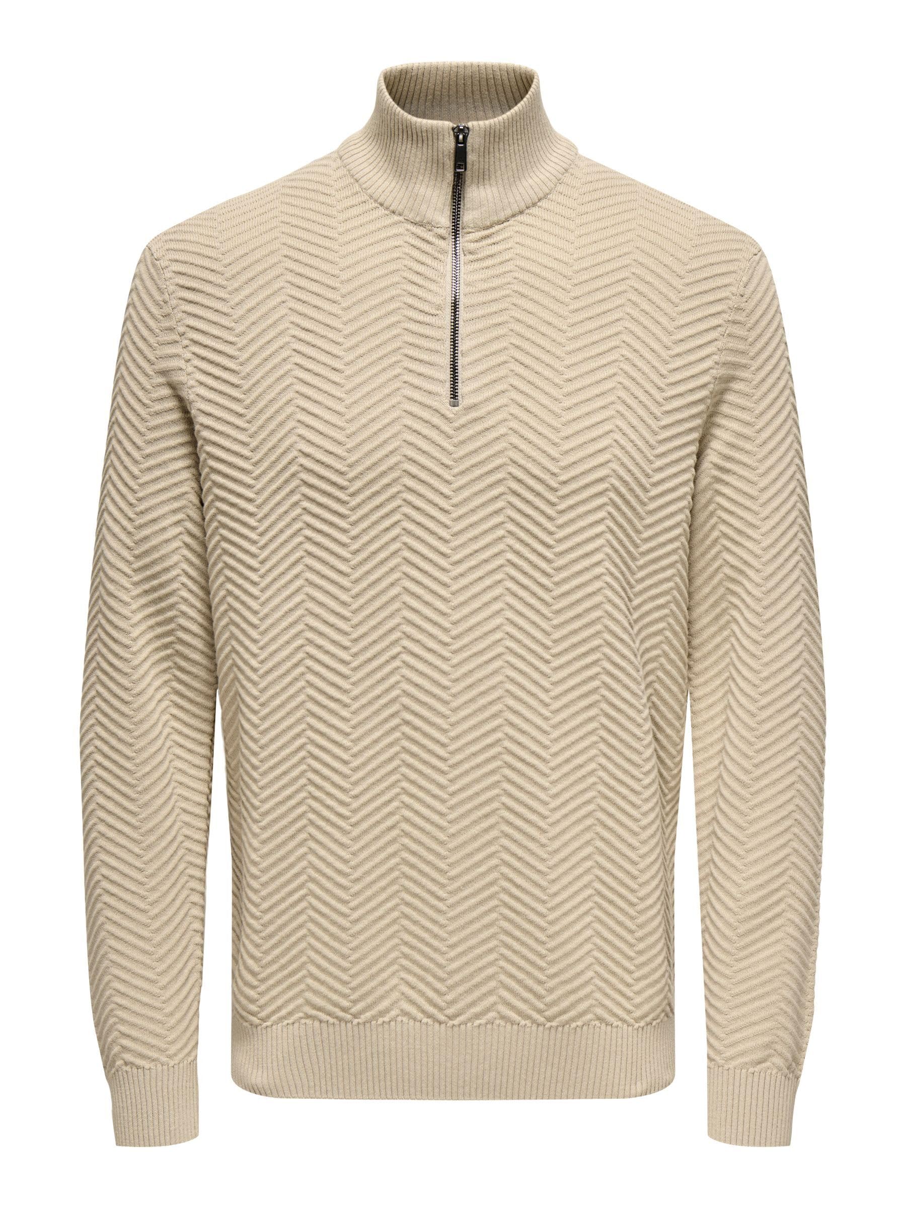 Only & Sons Onsmace Pullover Uomo Navy Blazer Girocollo