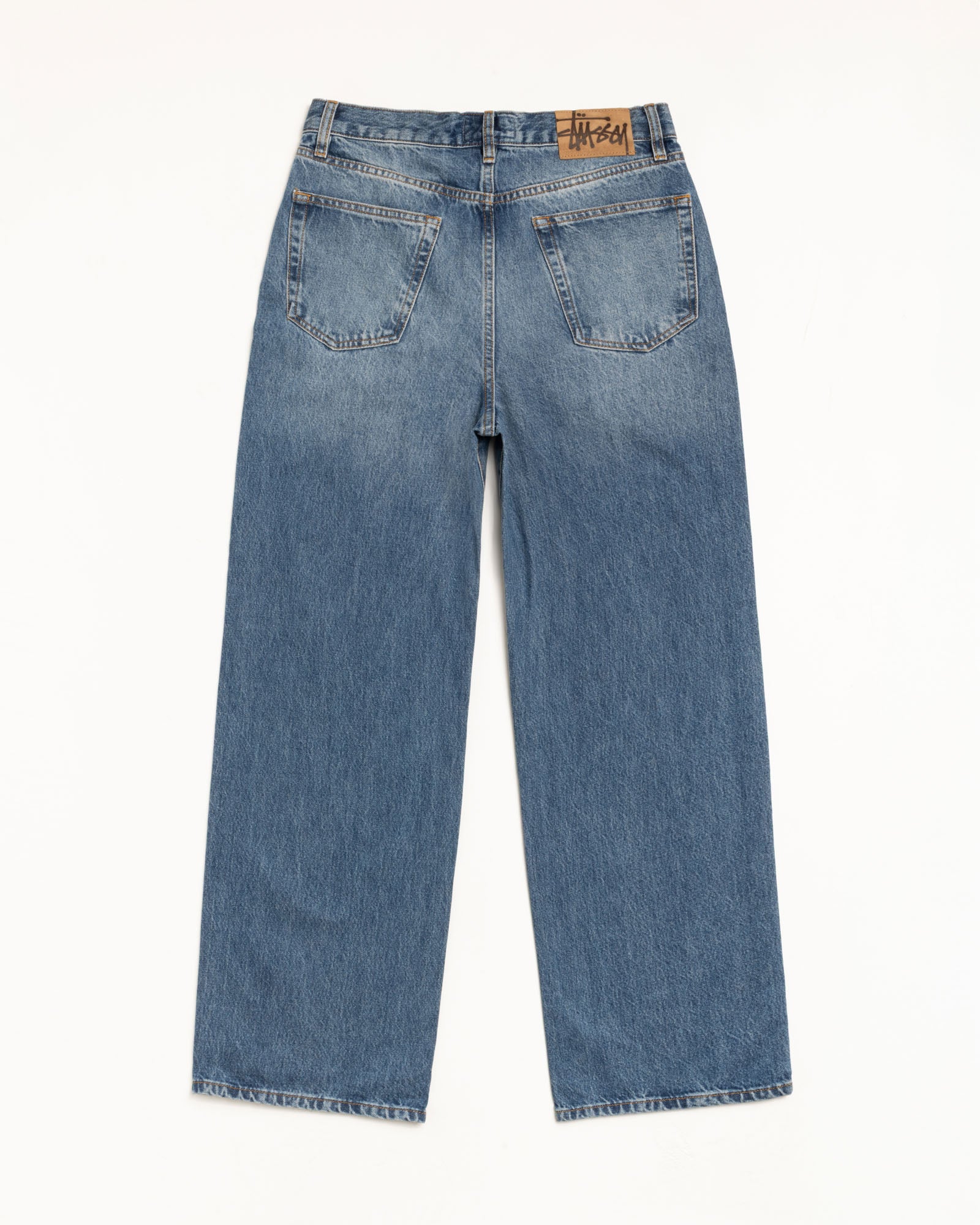 Stussy Relaxed Jean Denim jeans blu medio 100% cotone