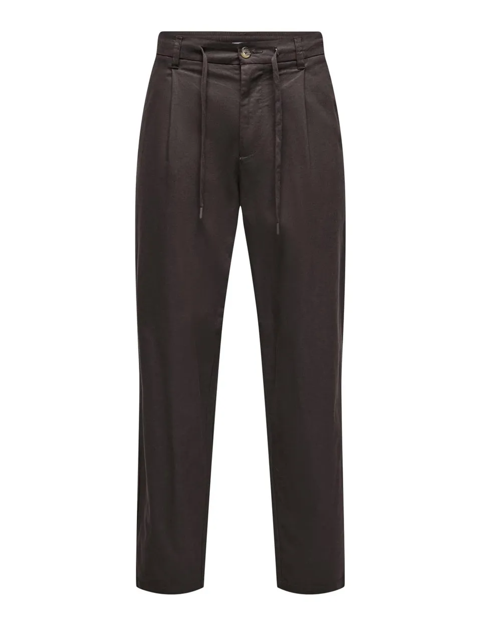 Only & Sons Onslee Tapered pantaloni uomo 34W/32L marrone