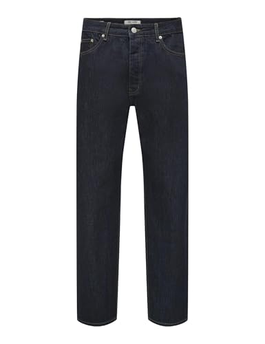 ONLY & SONS Onstye Jeans Uomo 36W/34L Loose Blu Rinse