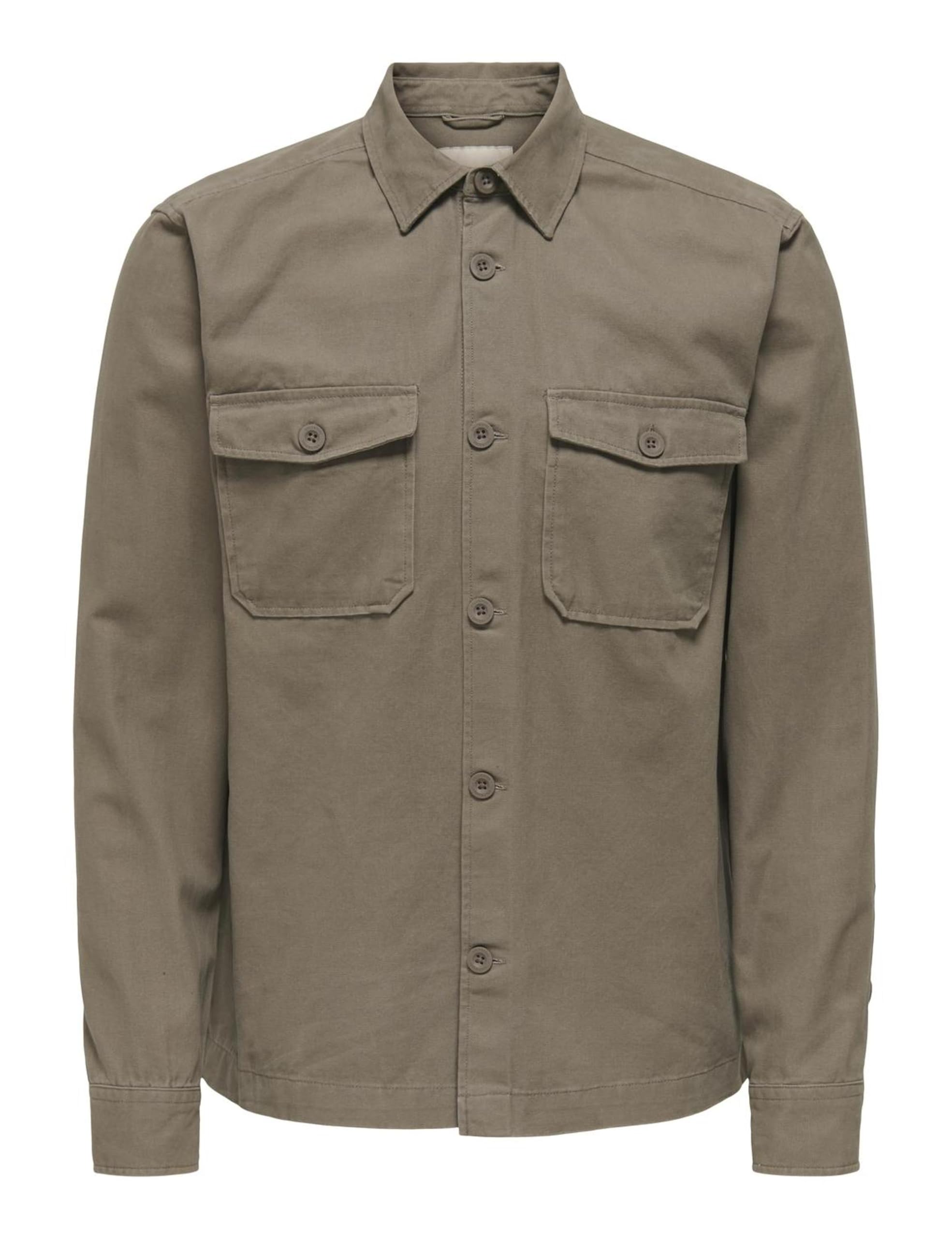 Only & Sons Onslev Camicia Uomo Overshirt Rosin XL