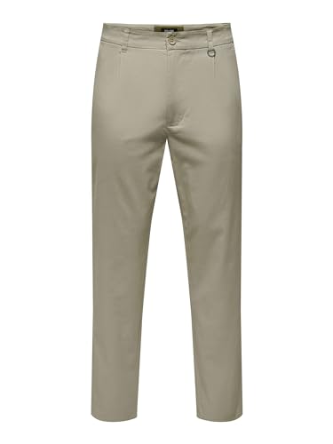 ONLY & SONS OnsLou Tap 0032 Pantaloni Chino Uomo Cotone Tapered