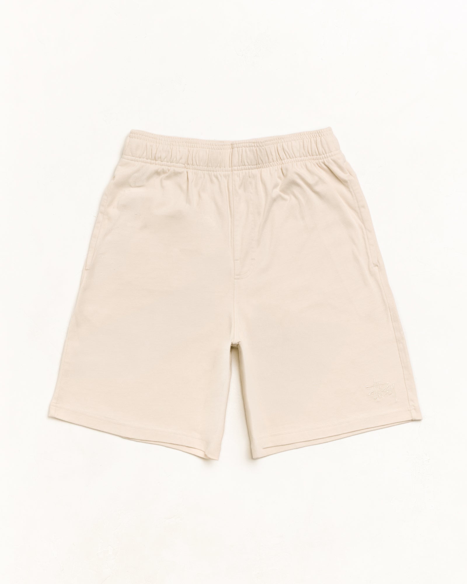 Stussy Jersey Short pantaloncino stone jersey cotone