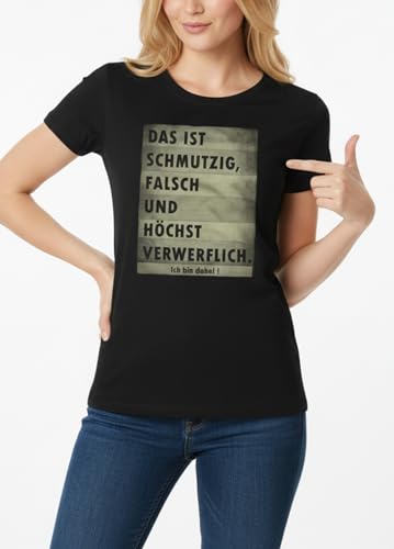 Makaya T-Shirt Donna Maglietta Cotone L con Scritta