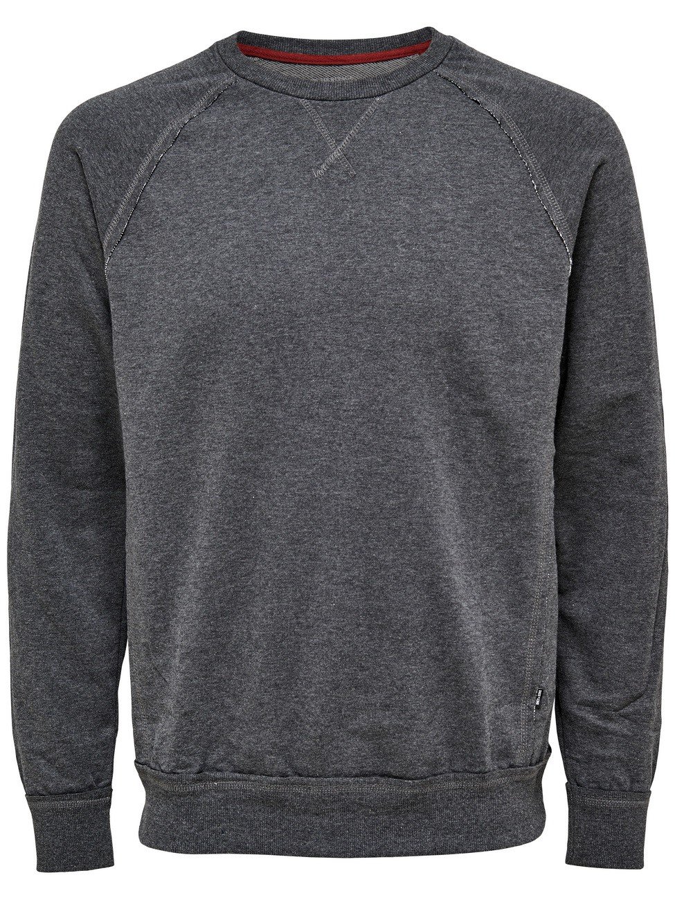 ONLY & SONS Onsfrede felpa girocollo uomo L nero cotone