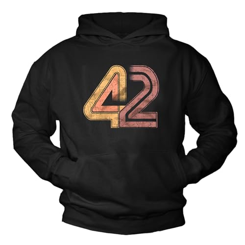 MAKAYA Numero 42 Galassia Felpa Uomo Cotone Taglia XL