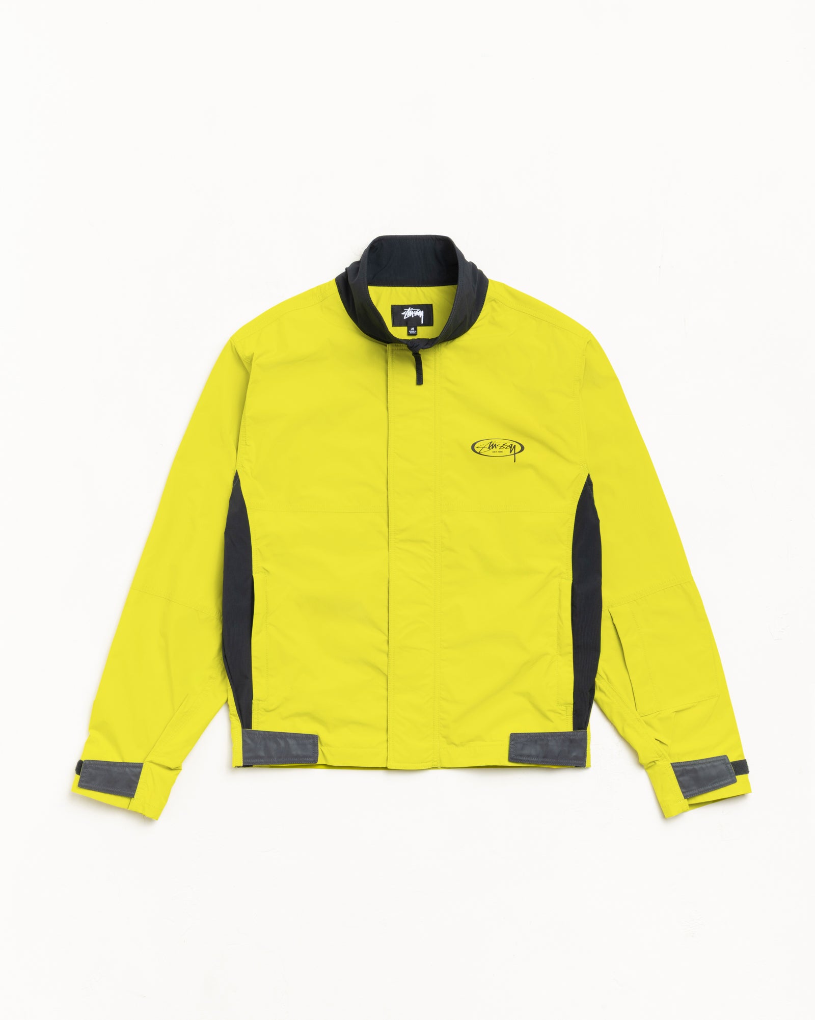 Stussy MX Jacket giacca lime ripstop idrorepellente