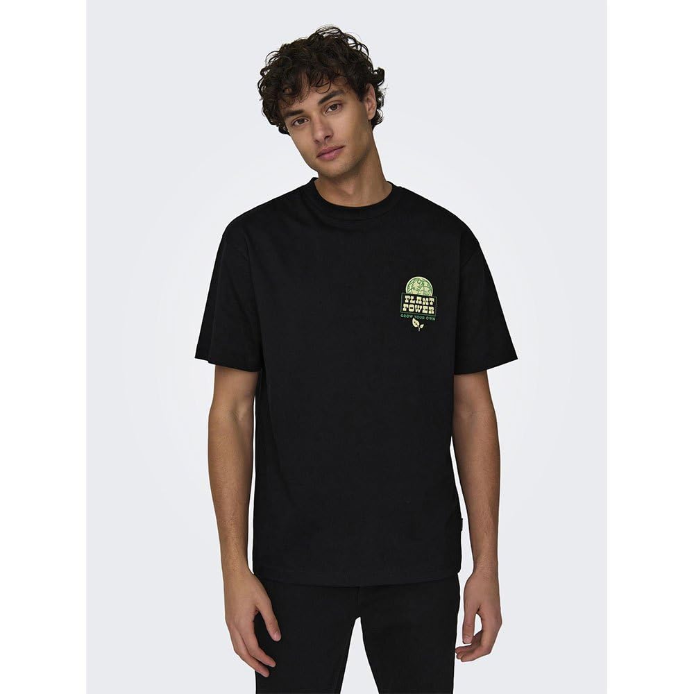 Only & Sons Leroy Life RLX T-shirt uomo M 100% cotone