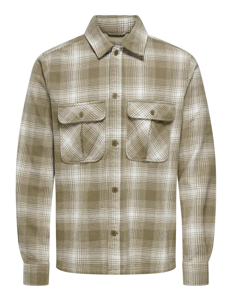 Only & Sons Onscedric Life Check Camicia Uomo Fallen Rock a Quadri