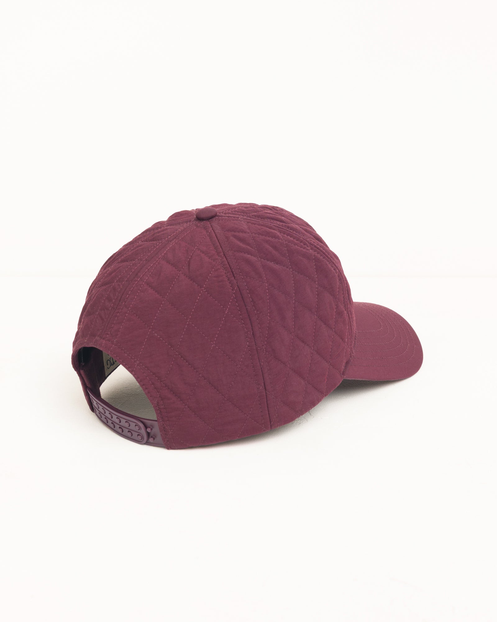 Stussy Quilted Surfwalk Snapback cappello bordeaux nylon