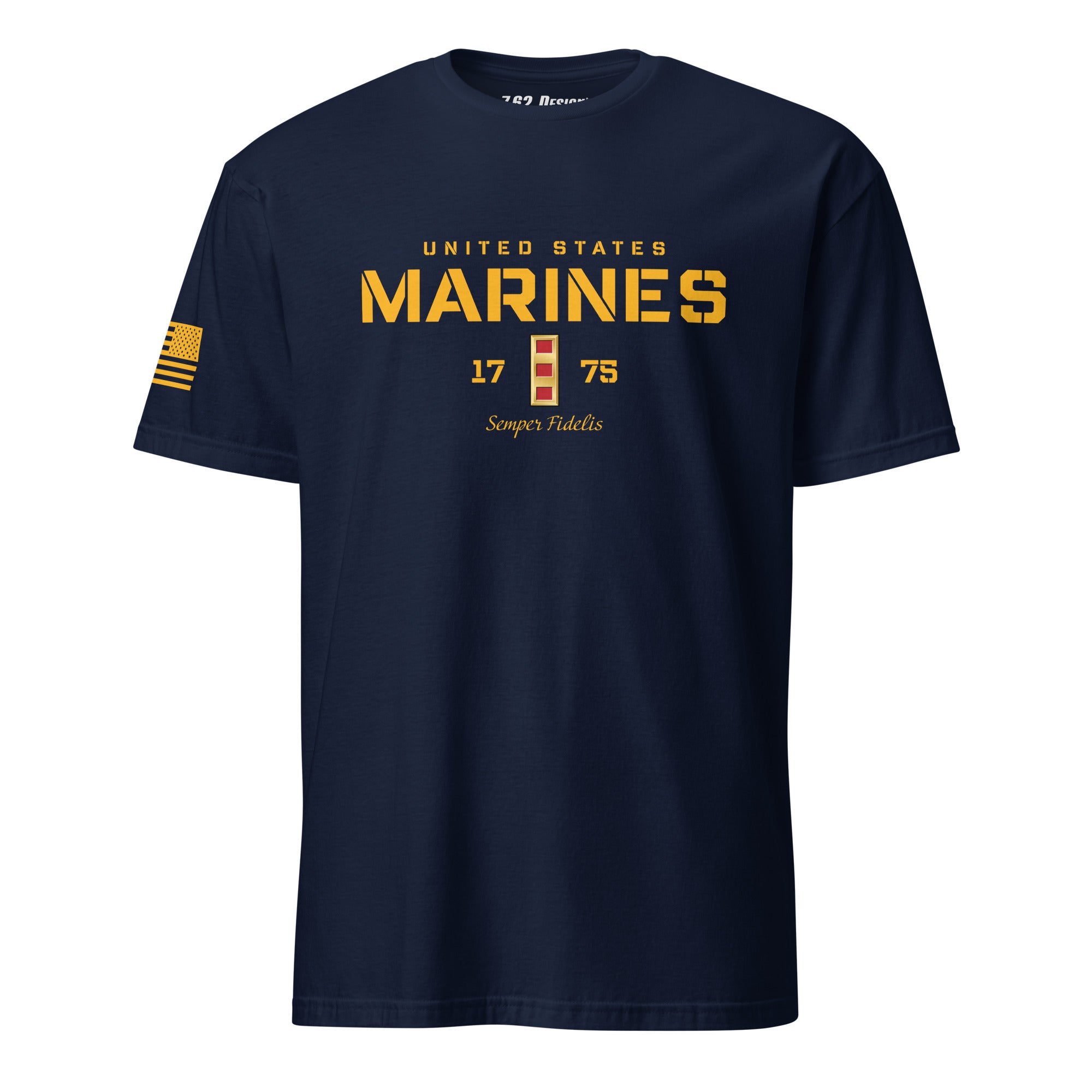 7.62 Design CWO2 T-Shirt cotone navy Marines USMC
