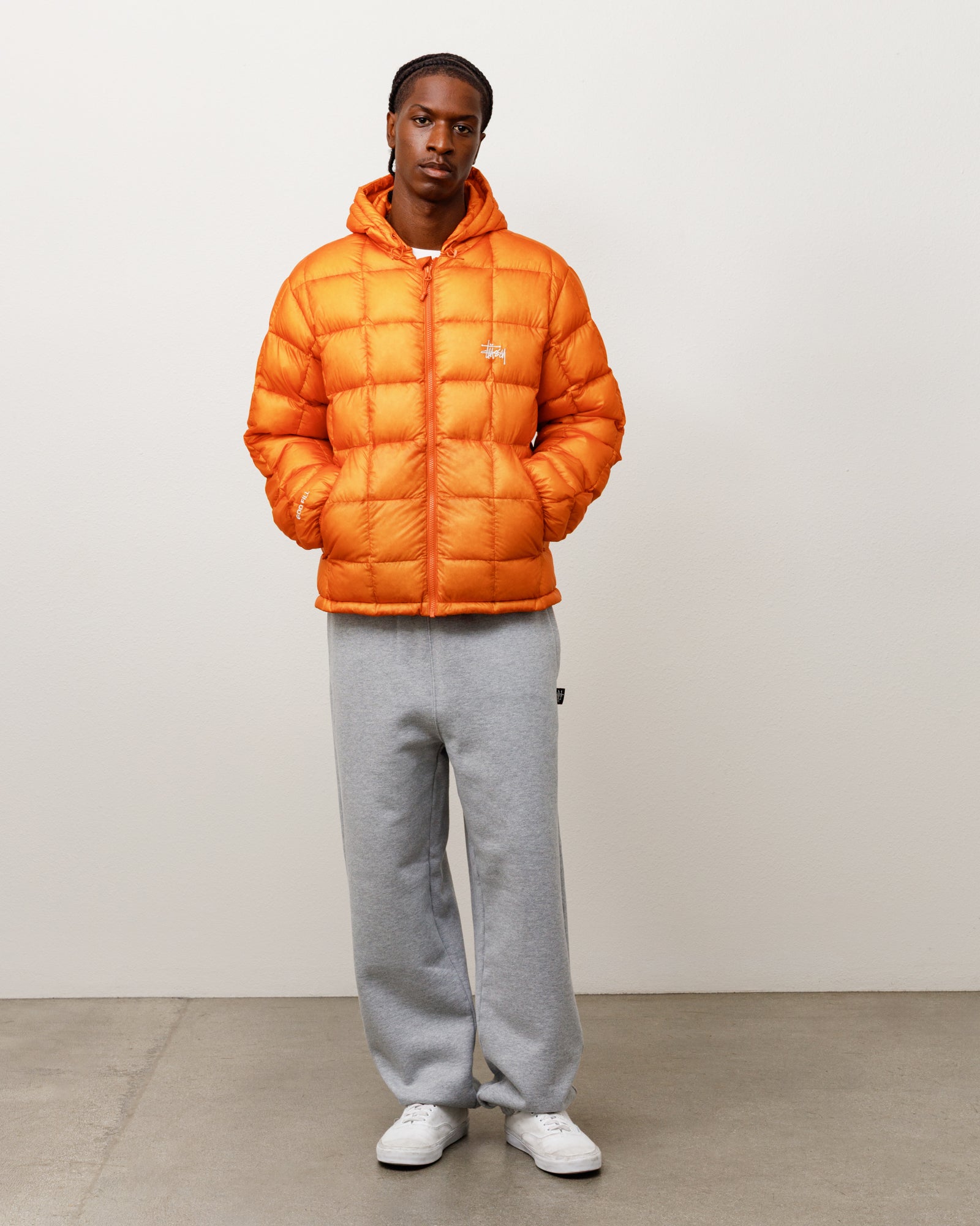Stussy Fleece Pant pantalone tuta grigio 100% cotone
