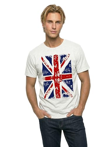 Makaya Union Jack T-Shirt Uomo M Bandiera Inglese