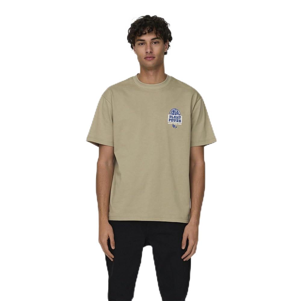 ONLY & SONS Leroy Life RLX T-Shirt Uomo Cotone XL