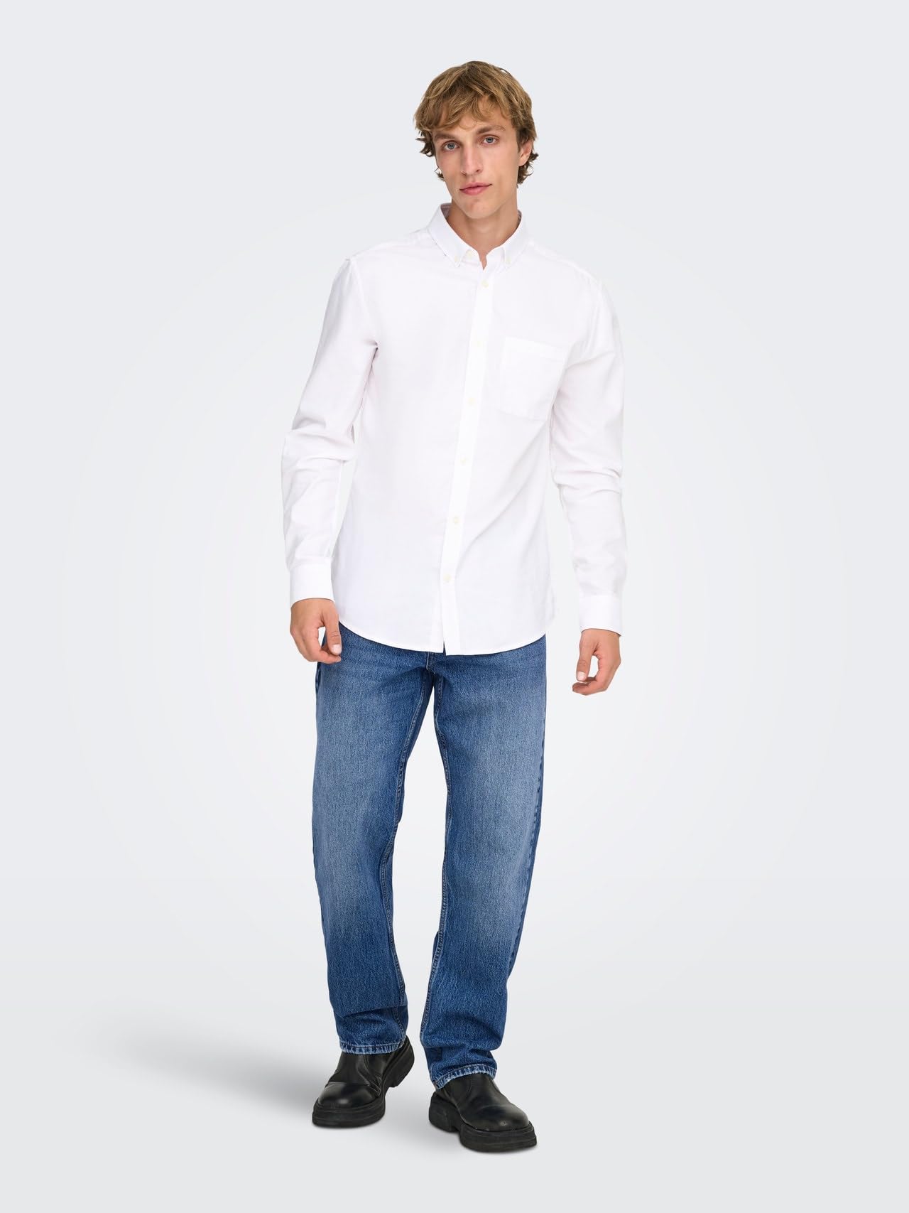 ONLY & SONS ONSEDGE Straight Jeans uomo 36W/34L vita media