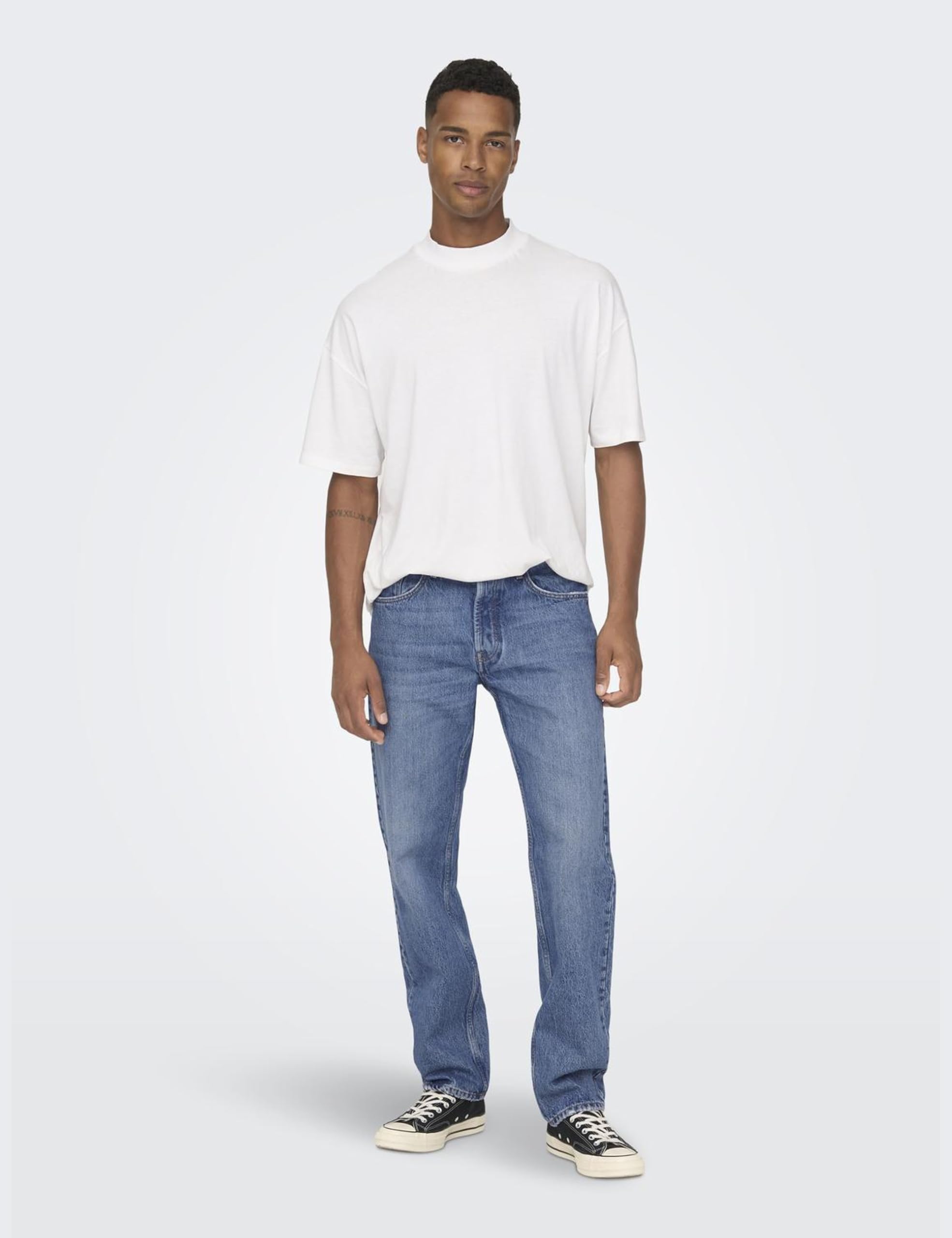 Only & Sons Onsedge Jeans Uomo Loose Medium Blue 33/30